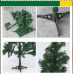 5 Feet Fully Decorated Christmas Pine Tree with LED Multicolor Lights and Stand
